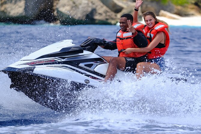 Curacao Snorkel Tour by Jet Ski - Tafelberg lagoon and the mansion-lined coast