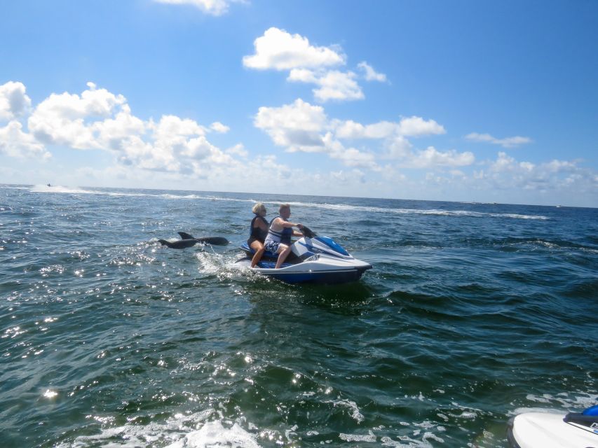 Destin: Crab Island Dolphin Jet Ski Tour - Starting behind the Quality Inn and Suites