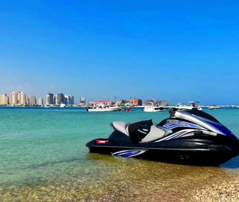Doha: Guided Jet Ski Tour with Iconic Views - Passing Katara Cultural Village by water