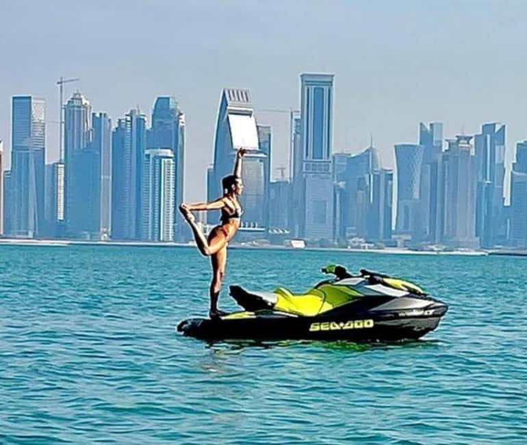 Doha: Guided Jet Ski Tour with Iconic Views - Choosing between a calm cruise and fast riding