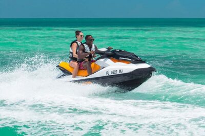 Jet Ski to Skyline with View of Katara and Pearl Qatar