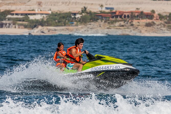 Double Jet Ski and Boat Ride in The Sea of Cortez Guided Tour - Riding beyond the bay