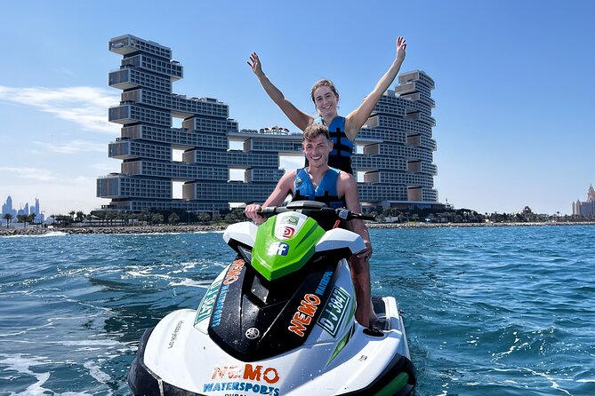 Dubai 1h Jet Ski, Burj Al Arab, Atlantis, Ice Cream, Photo, Video - Seeing Burj Al Arab from the water