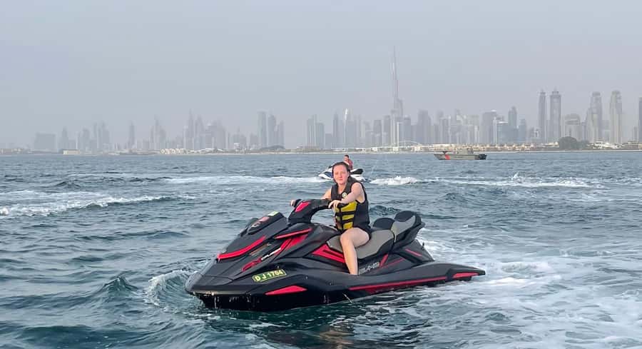 Dubai: 45-Minute Jet Ski Ride - The 45-minute route and the Ain Dubai photo stop