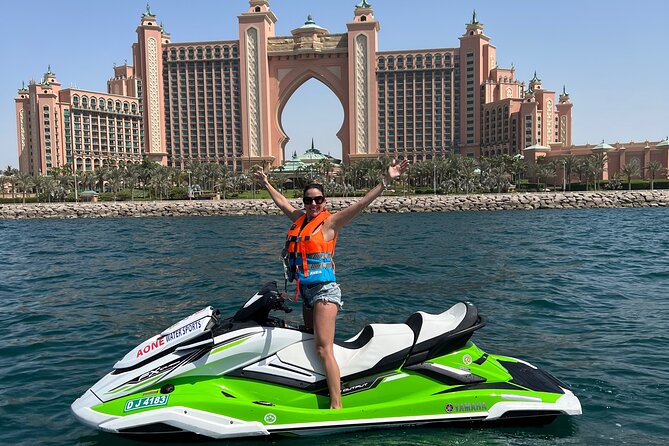 Dubai: 60Min Jet Ski To Burj Al Arab, Atlantis The Palm - The flyboard session at Jumeirah Beach