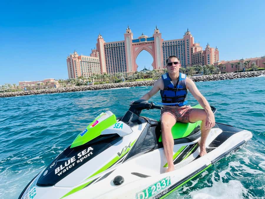 Dubai: Burj Al Arab and Atlantis Jet Ski Tour - Umm Suqeim and the Burj Al Arab stop