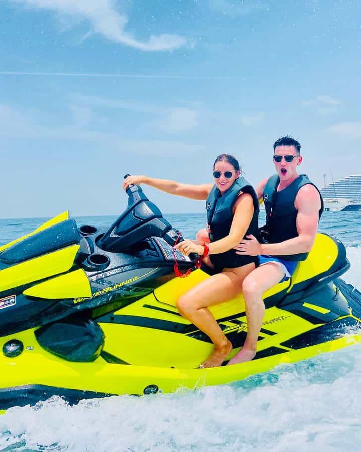 Dubai: Burj Al Arab Jetski Tour - Learning the jet ski before the open-water ride