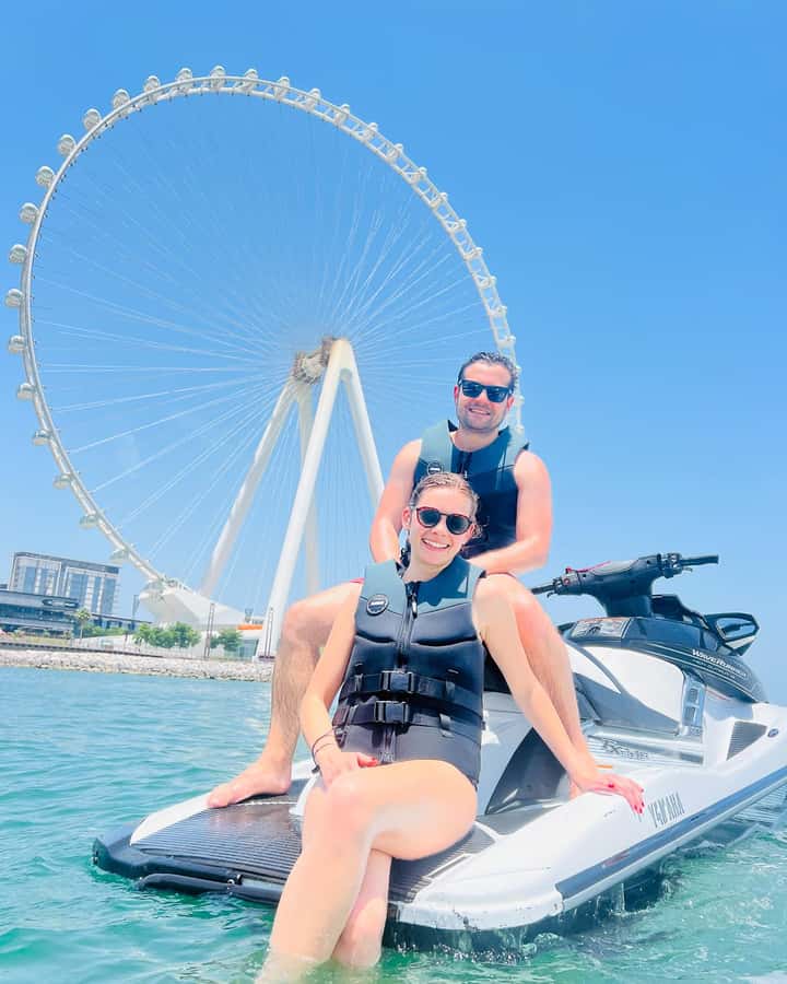 Dubai: Burj Al Arab Jetski Tour - Circling the Burj Al Arab for photos