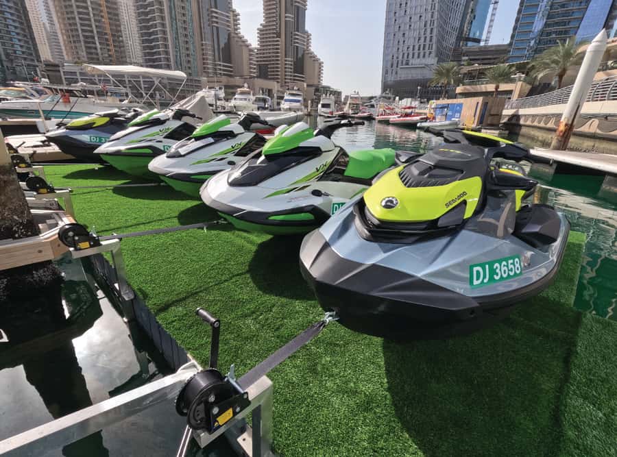 Dubai East: Guided JetsKi Ride with Sound System! - Ain Dubai and Bluewaters Island