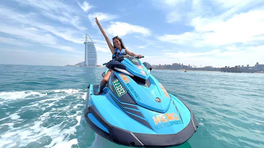 Dubai Jet Ski: Burj Khalifa, Burj Al Arab, Pics & Ice Cream! - What $96 means for two people