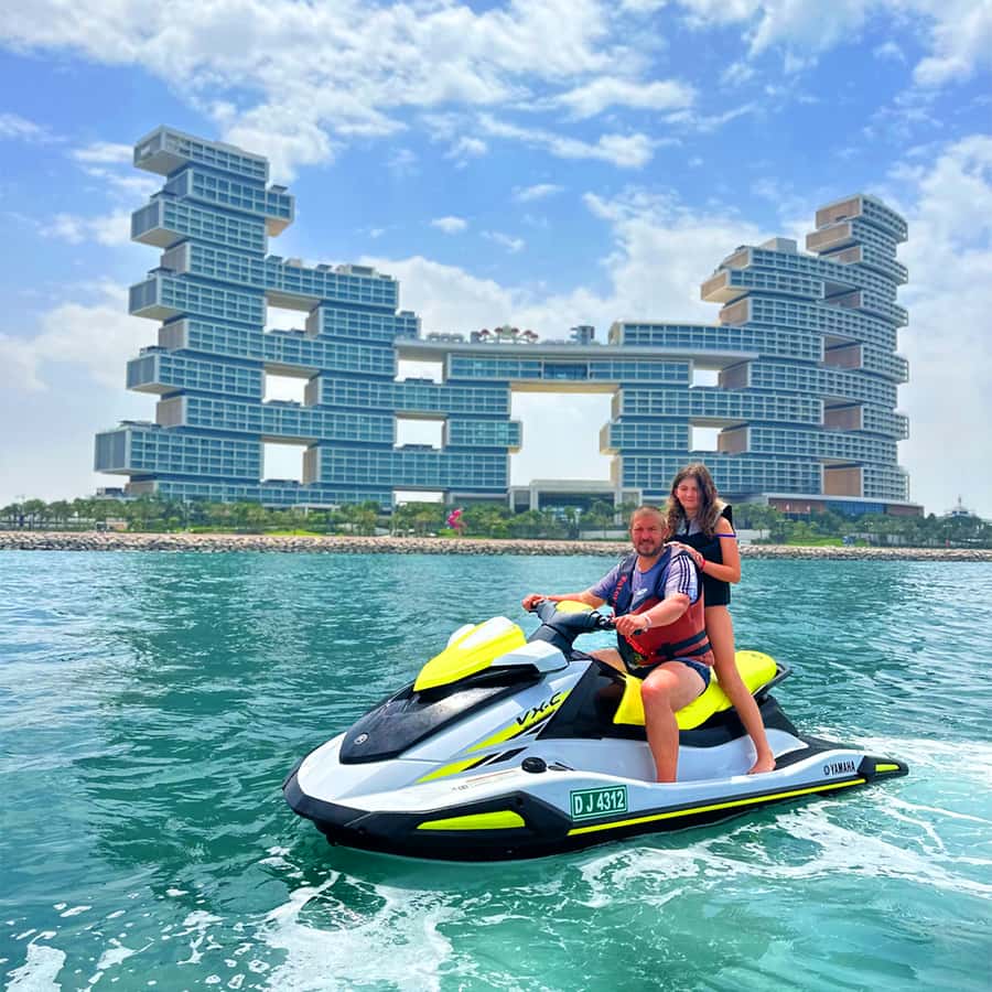 Dubai: Jet Ski Ride with Photos and Videos - 1 Hr - The first run toward Burj Al Arab