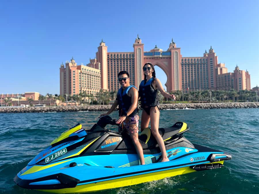 Dubai: Jet Ski to Atlantis with Videos, Photos and Ice Cream - Starting at Umm Suqeim Fishing Harbour
