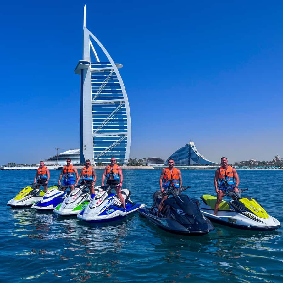 Dubai: Jet Ski to Burj Al Arab included Photos and Videos - Riding out from A One Watersports Jet Ski Dubai