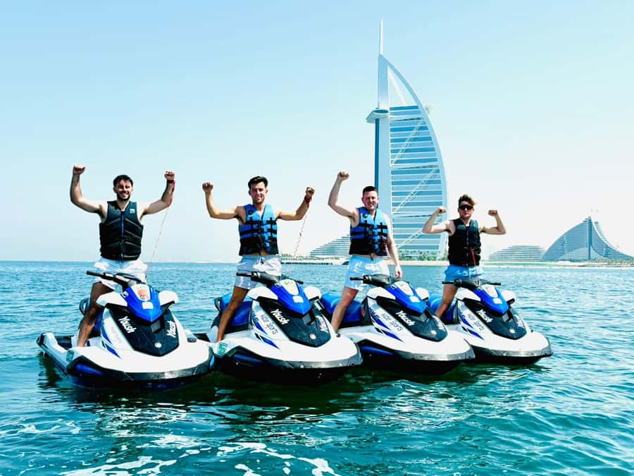 Dubai: Jet Ski Tour of Burj Al Arab & Atlantis the Palm - The guides make a real difference