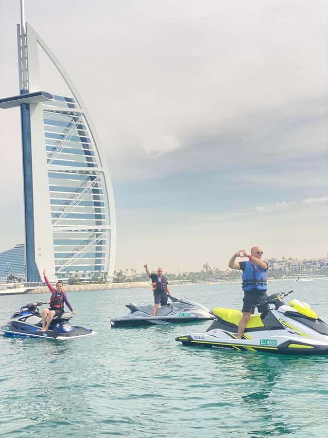 Dubai: Jet Ski Tour to Burj Al Arab and Atlantis - Jumeirah Beach and Umm Suqeim on the return