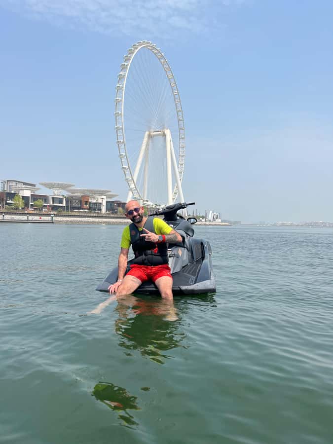 Dubai: Jet Ski Tour To Dubai marina, JBR - Burj Al Arab: the first big photo stop