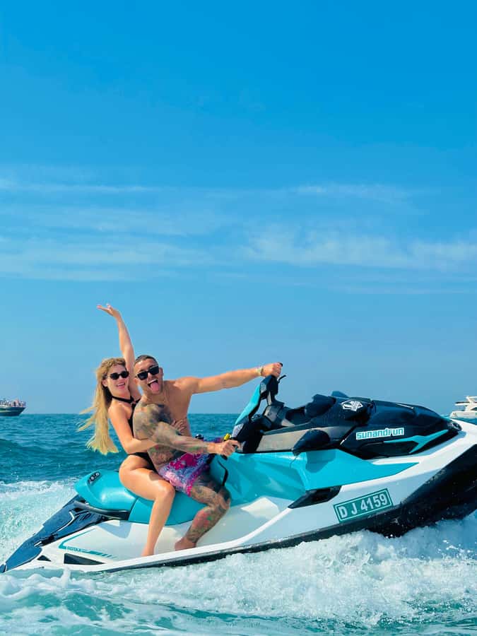 Dubai jet ski: visit the Burj al Arab and Atlantis with photos and videos - Riding from Umm Suqeim to the Burj Al Arab