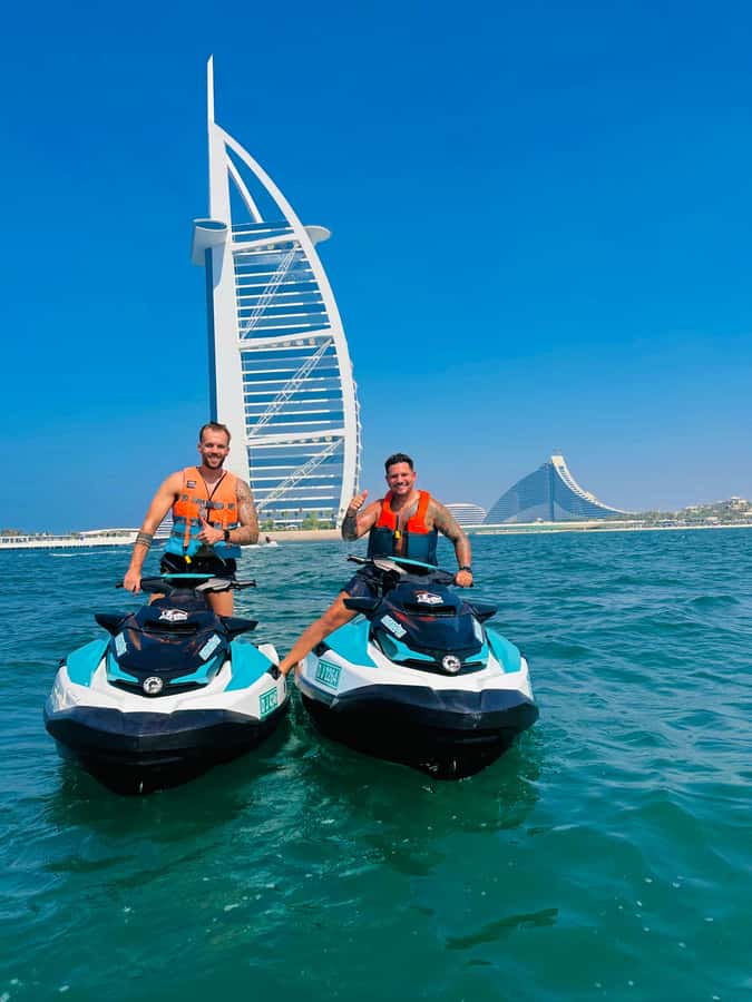 Dubai jet ski: visit the Burj al Arab and Atlantis with photos and videos - Photos and videos without losing your phone