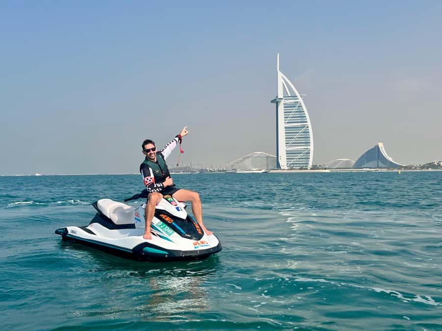 Dubai: Jetski to Burj Arab-Atlantis w Pic, Video & Icecream - Why this short Dubai jet ski ride works