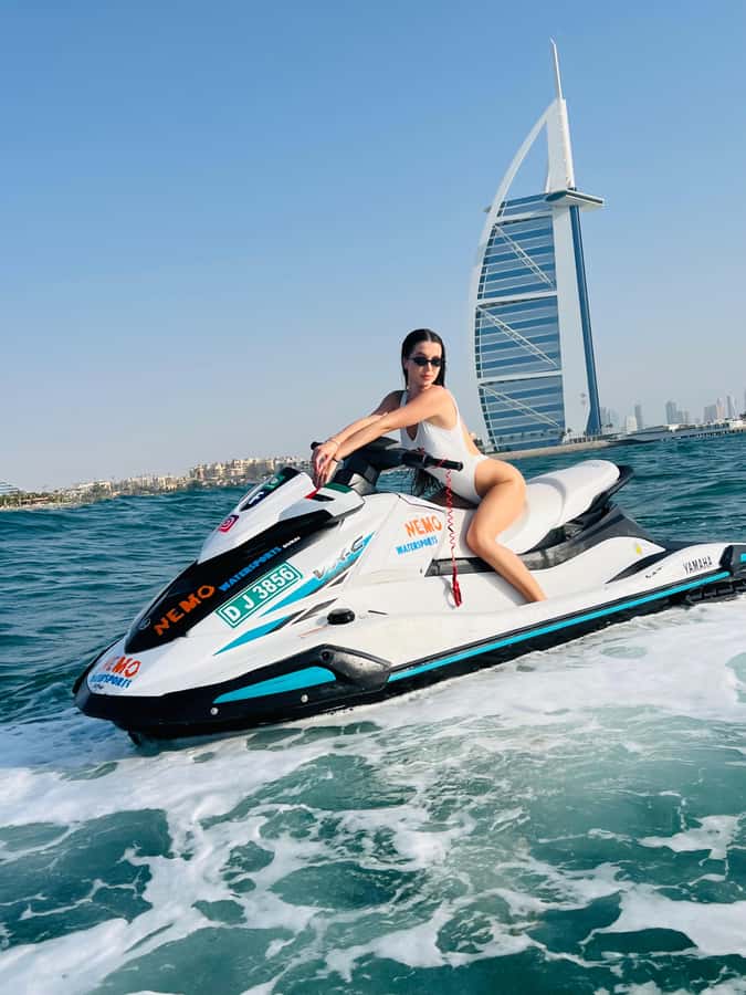 Dubai: Jetski to Burj Arab-Atlantis w Pic, Video & Icecream - Umm Suqeim and the return ride
