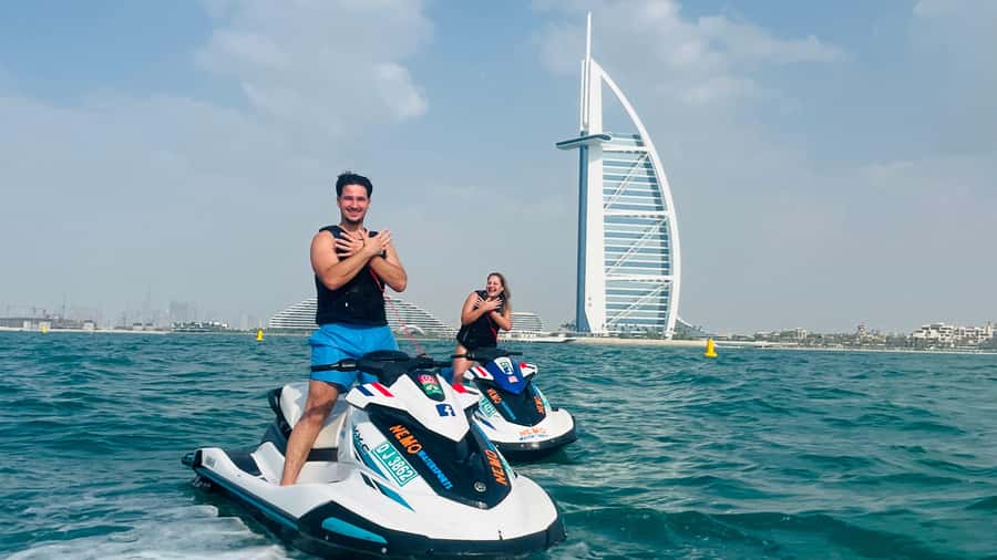 Dubai: Jetski to Burj Arab-Atlantis w Pic, Video & Icecream - Lumiere Café and the cool-down stop