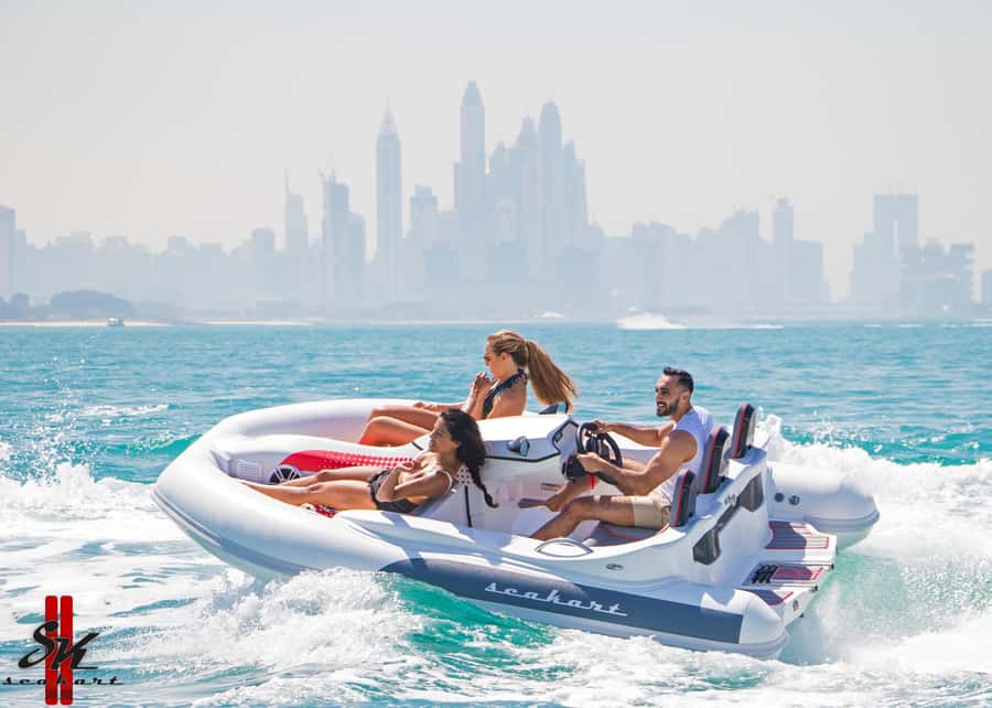 Dubai: Private Self-Drive SeaKart Jet Ski Boat Tour - Ninety minutes for the strongest balance