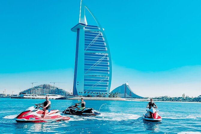 Exclusive 1HR Jet Ski Tour- Burj al Arab & Atlantis - Starting at Popeye Jetski in Jumeirah