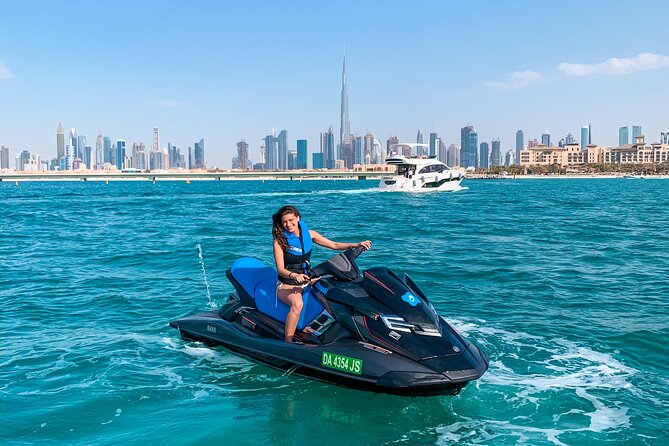 Fastest Jet Ski with Dubai Skyline, Burj Al Arab Views and Juice - What the 30-minute ride feels like