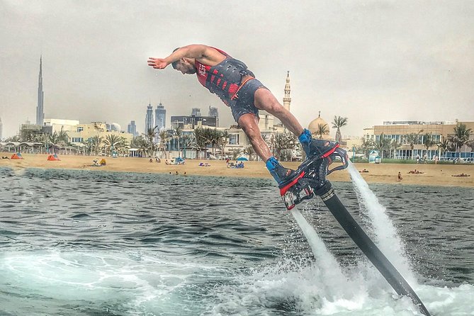 FLYBOARD 30mn session @ POPEYE JETSKI - The first lift: balance before height