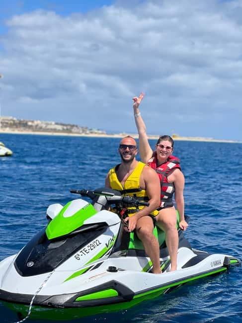 From Morro Jable: Jet Ski Adventure Tour (without license) - A fast start from Morro Jable Beach