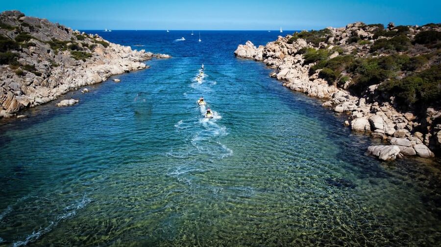 From Propriano, Jetski tour Cala d' Aguillia - 2 h - The Coastal Conservatory route