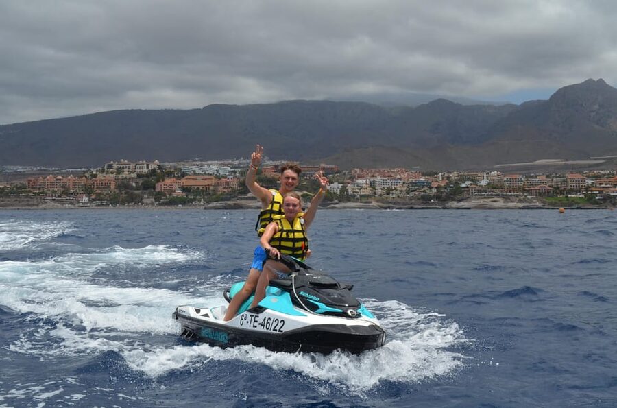 From Puerto Colon : 1 hour adrenaline JetSki tour - The first minutes: briefing, life jacket, and controls