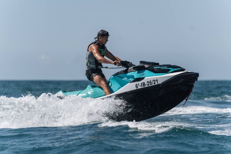 Fuengirola: Best Jet Ski Rental - Sharing One Jet Ski With Two People