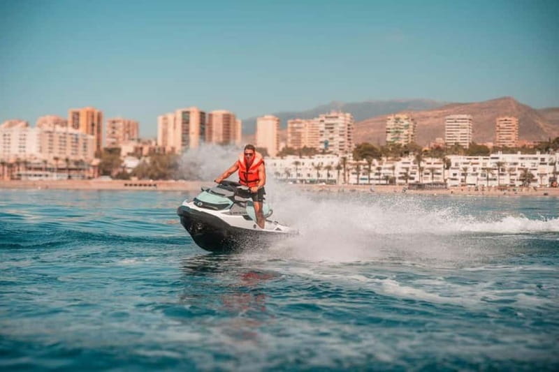 Fuengirola: Guided JET SKI Tour Seadoo GTX Pro 130 2024 - Starting at Puerto Deportivo Fuengirola
