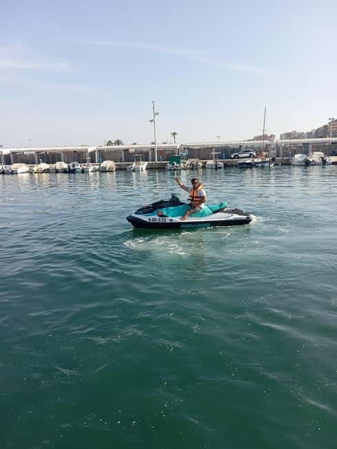 FUENGIROLA: SEADOO PREMIUM JET SKI RENTALS - Starting at Fuengirola Marina near the jetty