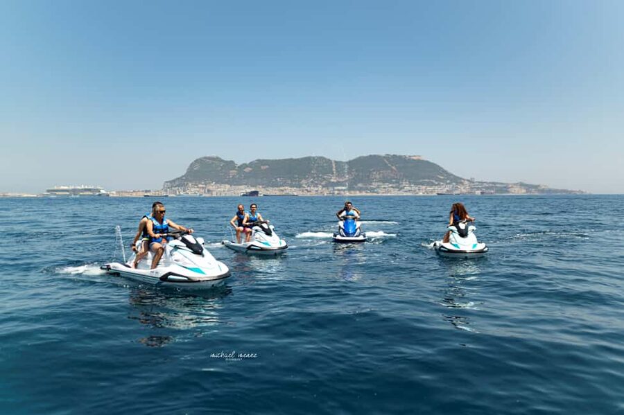 Gibraltar: Jet Ski Tour of the Bay - Passing the spot linked to Lord Nelson