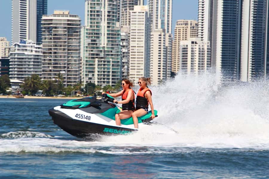 Gold Coast: 1-Hour Jet Ski Ride -No slow zones + Free Photos - Photos, wet clothes, and the practical side of the ride