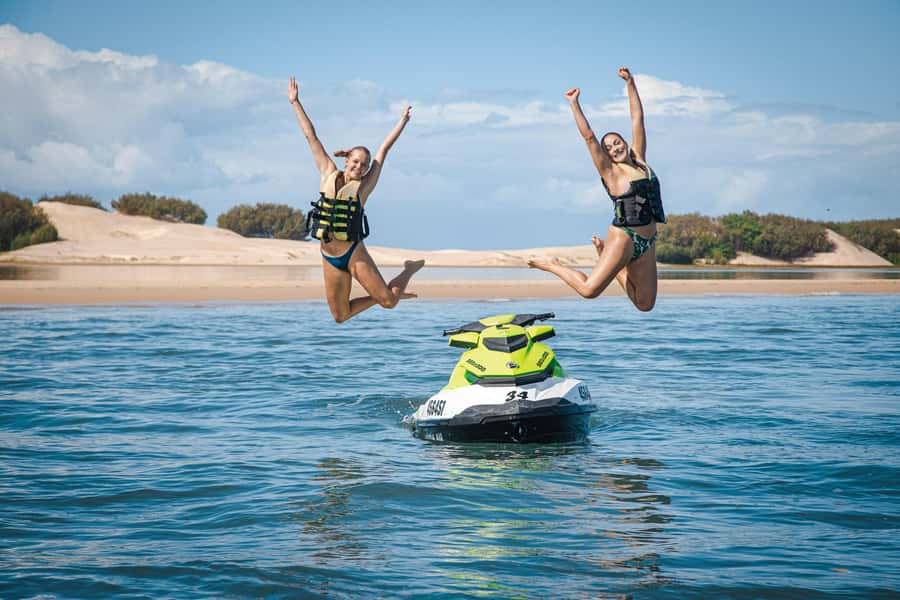 Gold Coast: 1-hour Jet-Ski Safari -No Slow Zones + Free Pics - South Stradbroke Island is the main attraction