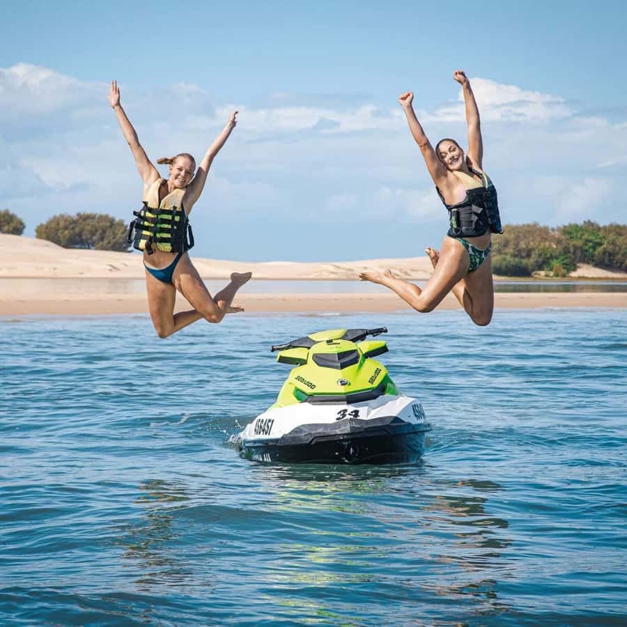 Gold Coast: 30 min Jet Ski Hire - No Slow Zones - The jet ski circuit and the Gold Coast view