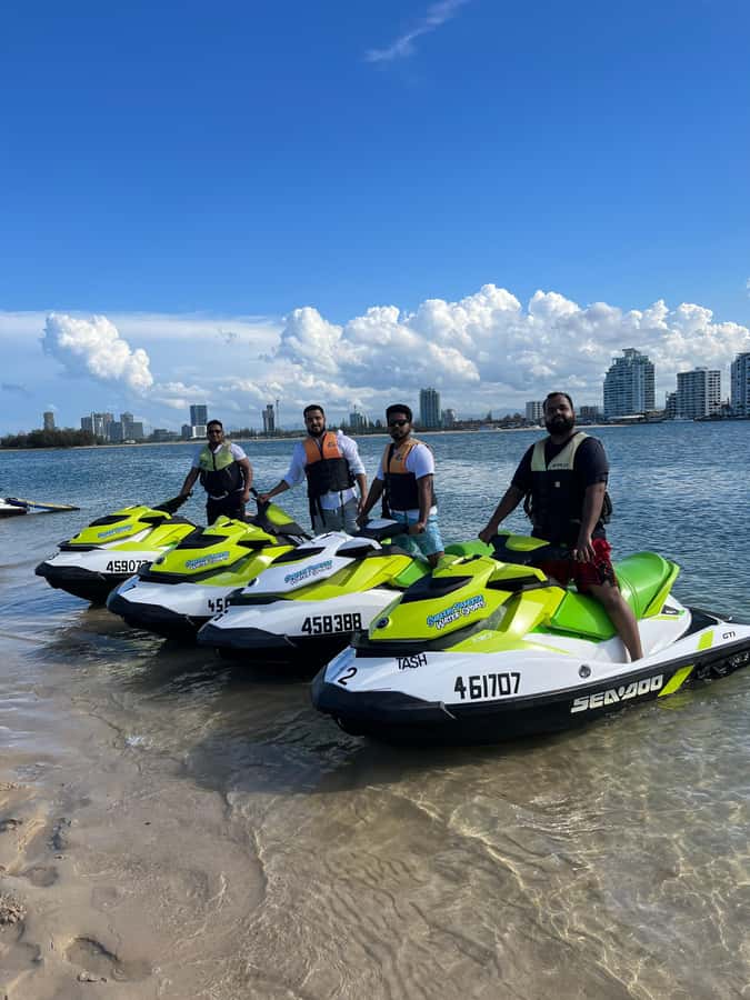 Gold Coast: 30-Minute Jet Ski - No Slow Zones - Free Photos - Safety preparation before the water