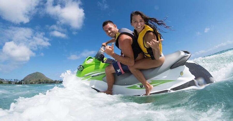 Hawaii Kai: Maunalua Bay Jet Ski Ride - From check-in to the shuttle