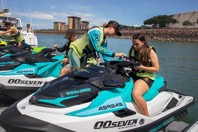Honey Ryder Sunrise Jet Skiing in Darwin - A coffee break on the water