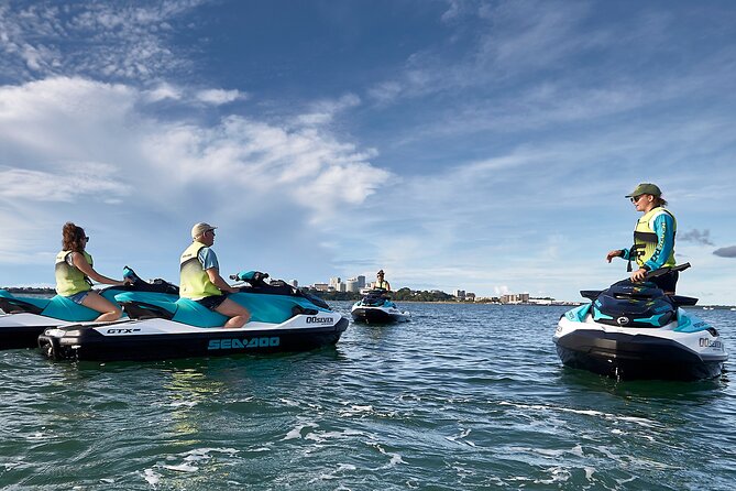 Honey Ryder Sunrise Jet Skiing in Darwin - The return with Darwin glowing behind you