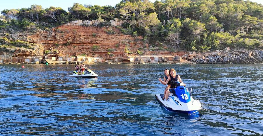 Ibiza Jet Ski Tour: San Antonio to Cala Salada - No License - Weather, sea conditions, and comfort