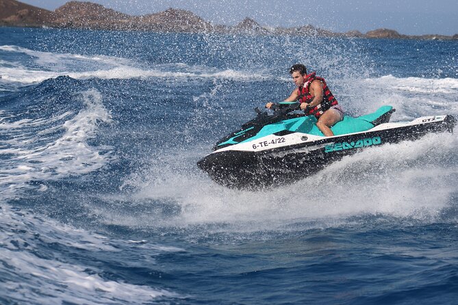 Jet Ski Activity to Lobos Island from Corralejo - Sharing one jet ski with a partner