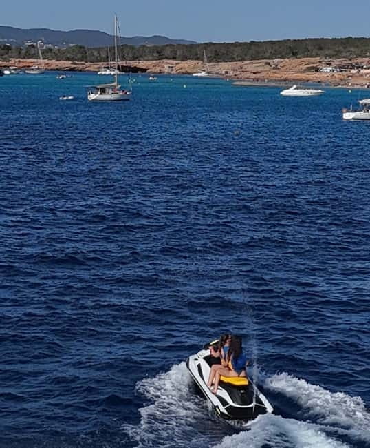 Jet Ski Adventure to the pristine Cala Conta - Arriving at Cala Conta