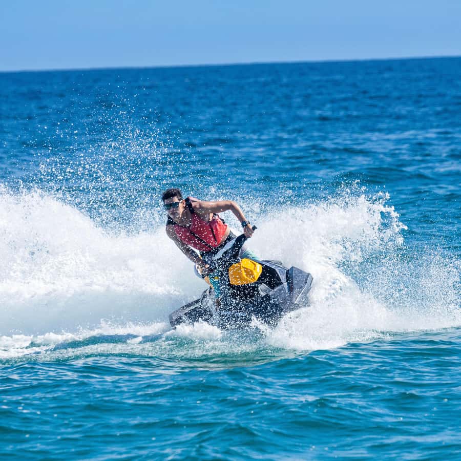 Jet Ski Adventure Zanzibar :Fun at Kendwa/Nungwi Beach - Kendwa’s calm water is the real starting point