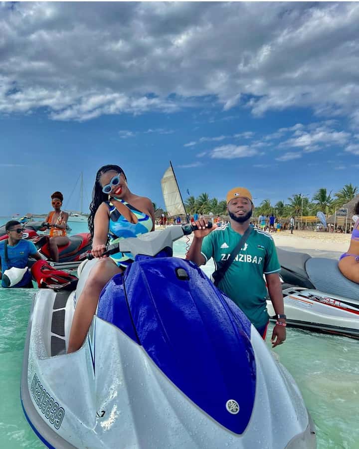 Jet Ski Adventure Zanzibar :Fun at Kendwa/Nungwi Beach - Along the shoreline past the resorts