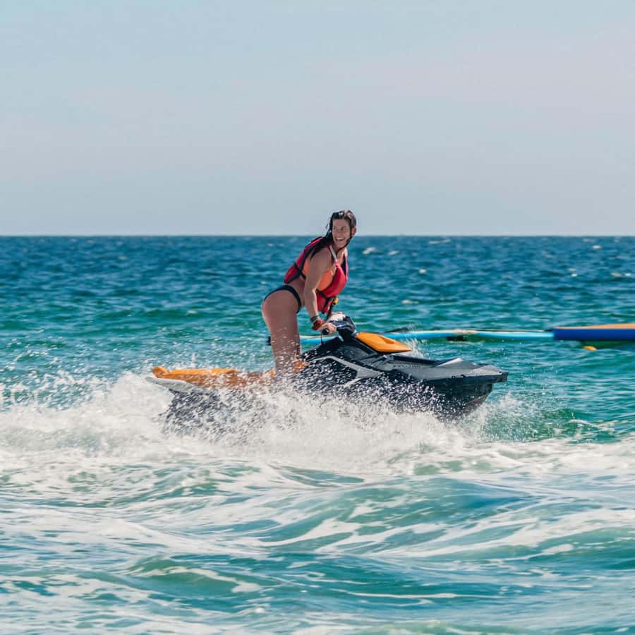 Jet Ski Adventure Zanzibar :Fun at Kendwa/Nungwi Beach - The main weakness: one booking, one jet ski