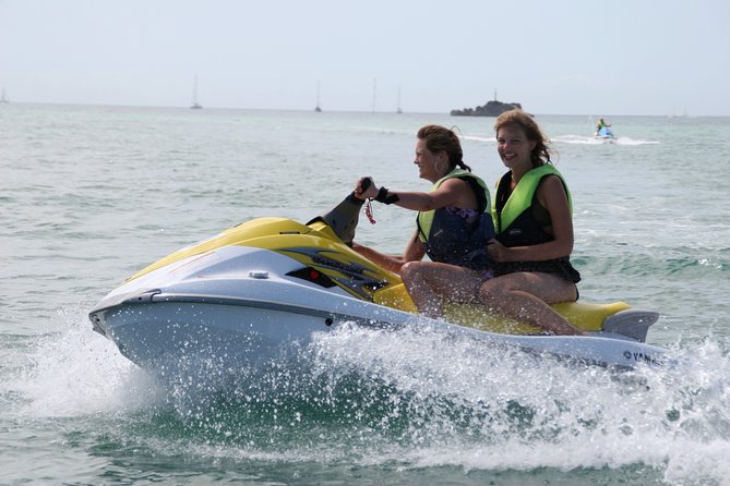 Jet Ski in Jersey with Tuition and On-water Supervision - Learning the controls at La Haule Slip